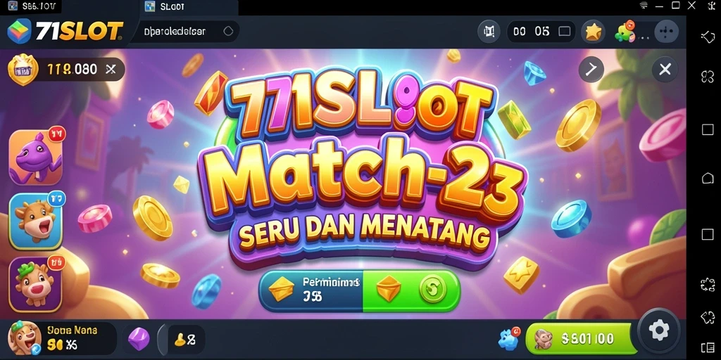 Screenshot gameplay 171SLOT dengan elemen match-3 yang menarik.