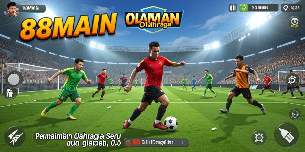 Screenshot gameplay 88MAIN yang menampilkan aksi olahraga yang seru.