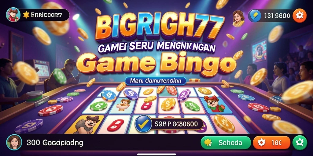 Tampilan gameplay seru di BIGRICH77 yang menggugah semangat.