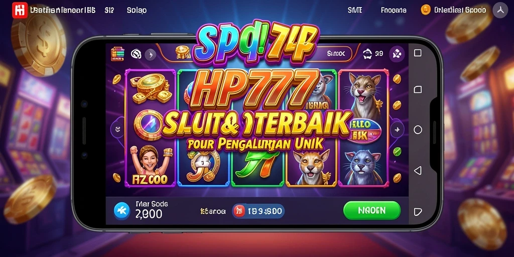 Tampilan gameplay Slot HP777 yang menarik dan penuh warna.