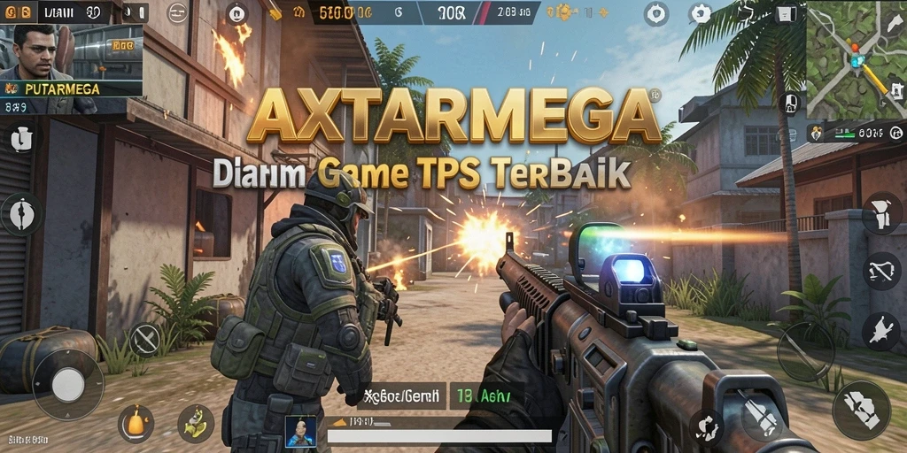 Tampilan permainan seru dalam PUTARMEGA dengan aksi TPS yang mendebarkan.