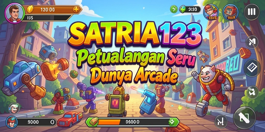 Tampilan gameplay seru dari SATRIA123 di arena Arcade.