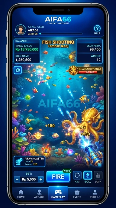Screenshot fitur unggulan aplikasi aifa66 yang menarik.